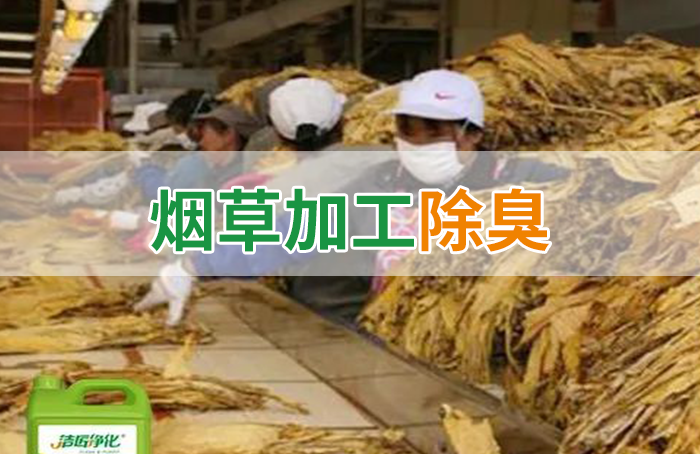 潔匠凈化·的凈工業除臭劑_煙草加工異味廢氣危害大，快速除臭就用Dejing的凈除臭劑！